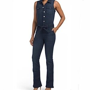 Rewash Blue Jean Stretch Denim Jumpsuit